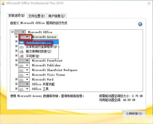 详细步骤指南：如何安装Microsoft Access 2010