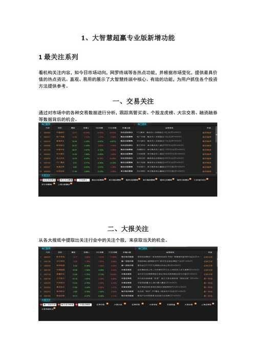 大智慧最新版怎么用: 大智慧最新版使用指南