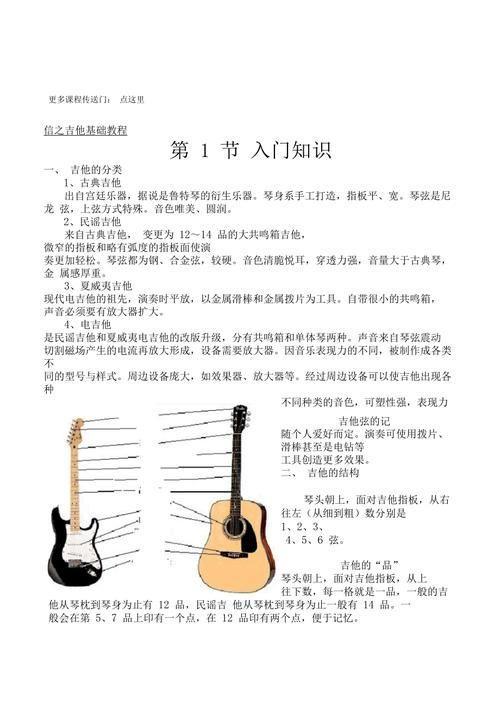 掌握吉他自学教程的五大步骤