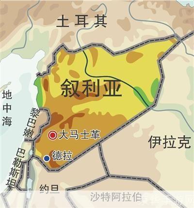 叙利亚地图中文版：深入了解中东地区的地理与历史