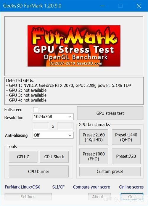 furmark中文版: FurMark中文版：一款强大的显卡压力测试工具