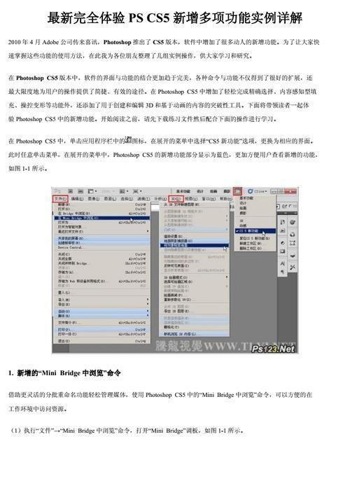 ps cs5简体中文版怎么用: Photoshop CS5简体中文版的使用方法详解