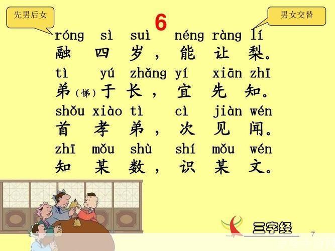 三字经朗读视频的使用方法