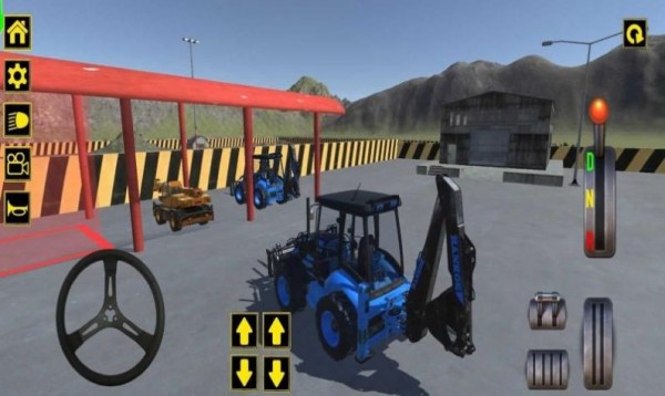 挖掘机城市工程