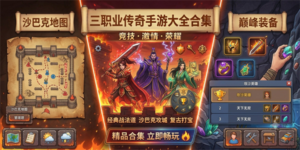 三职业传奇手游大全