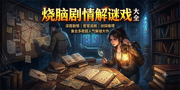 烧脑剧情解谜游戏大全
