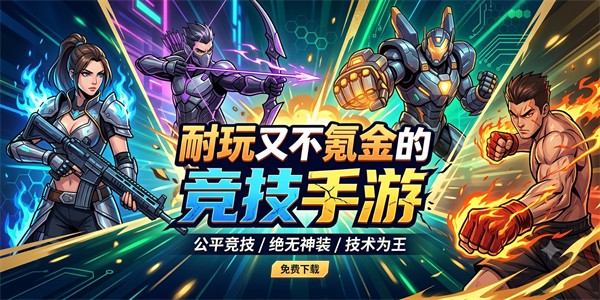 耐玩又不氪金的竞技手游