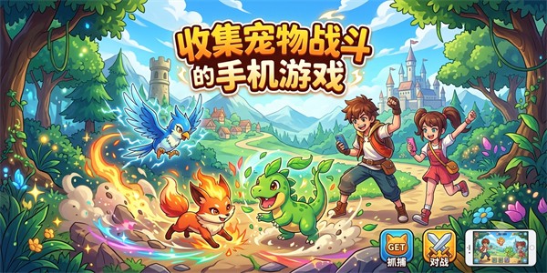 收集宠物战斗的手机游戏