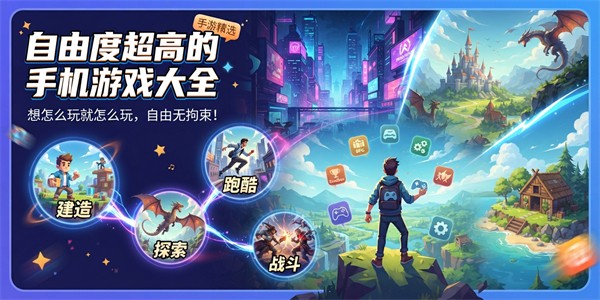 自由度超高的手机游戏大全