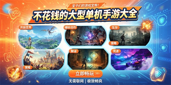 不花钱的大型单机手游大全