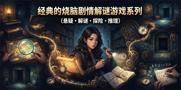 经典的烧脑剧情解谜游戏系列