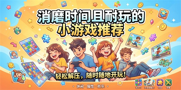 消磨时间且耐玩的小游戏推荐