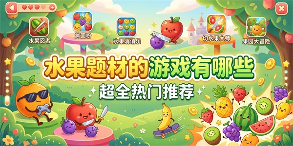 水果题材的游戏有哪些