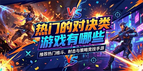 热门的对决类游戏有哪些