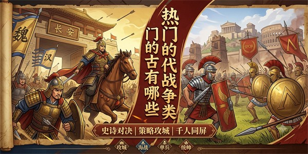 热门的古代战争类游戏有哪些