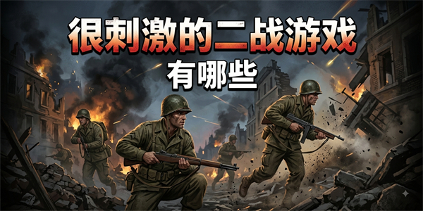 很刺激的二战游戏有哪些