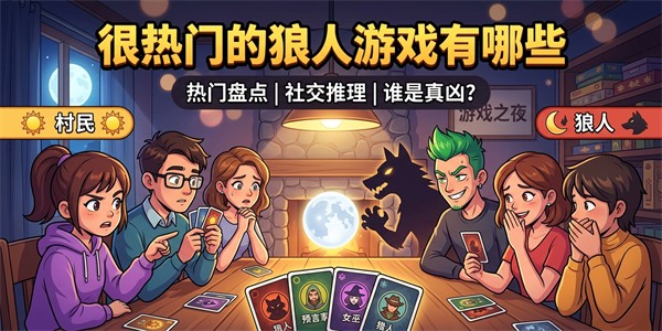 很热门的狼人游戏有哪些