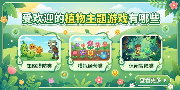 受欢迎的植物主题游戏有哪些