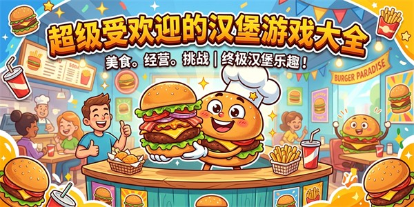 超级受欢迎的汉堡游戏大全