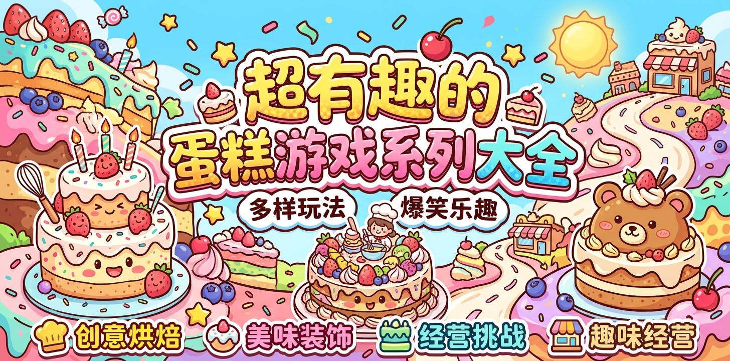 超有趣的蛋糕游戏系列大全