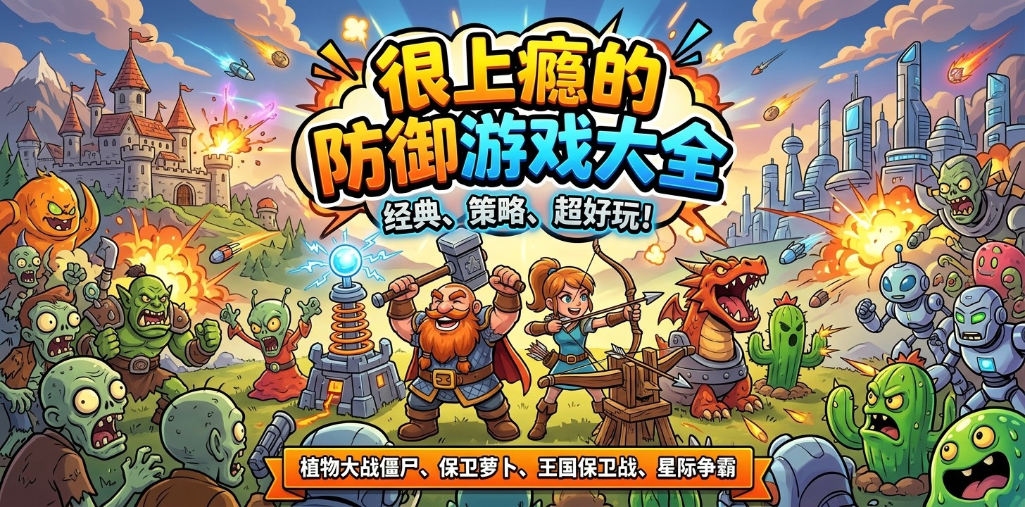 很上瘾的防御游戏大全
