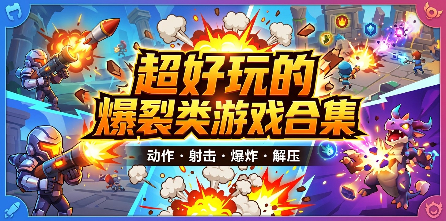 超好玩的爆裂类游戏合集