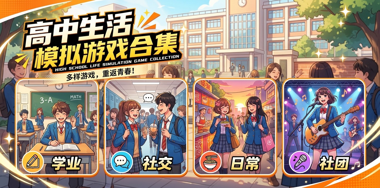 高中生活模拟游戏合集