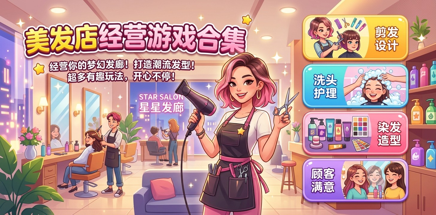 美发店经营游戏合集