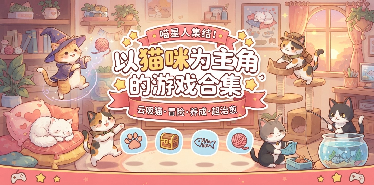 以猫咪为主角的游戏合集