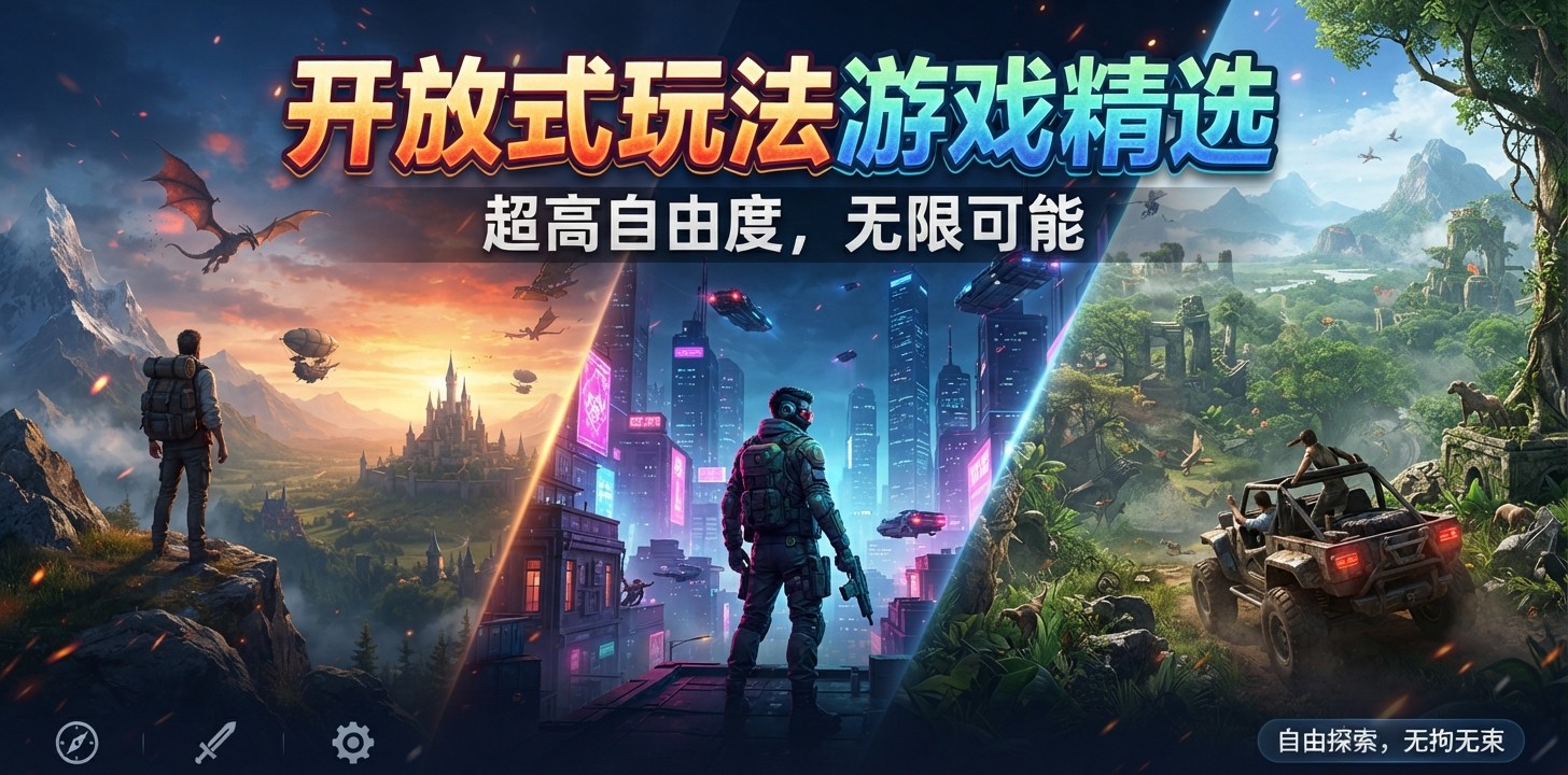 开放式玩法游戏精选