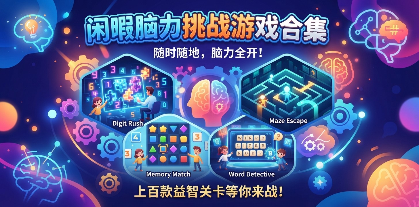 闲暇脑力挑战游戏合集