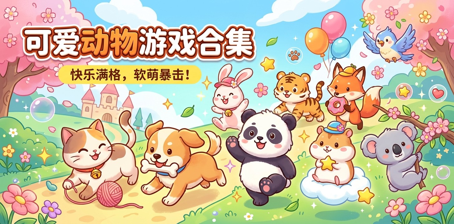 可爱动物游戏合集