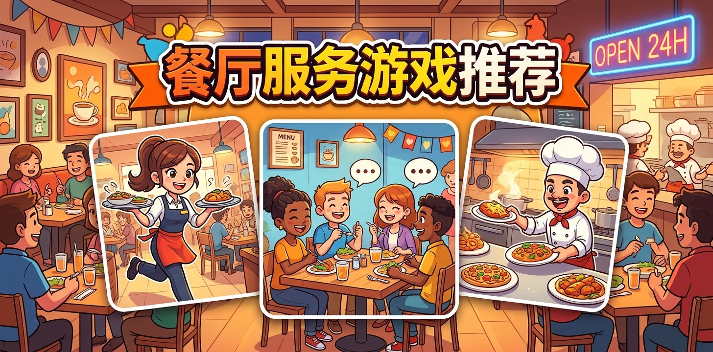 餐厅服务游戏推荐