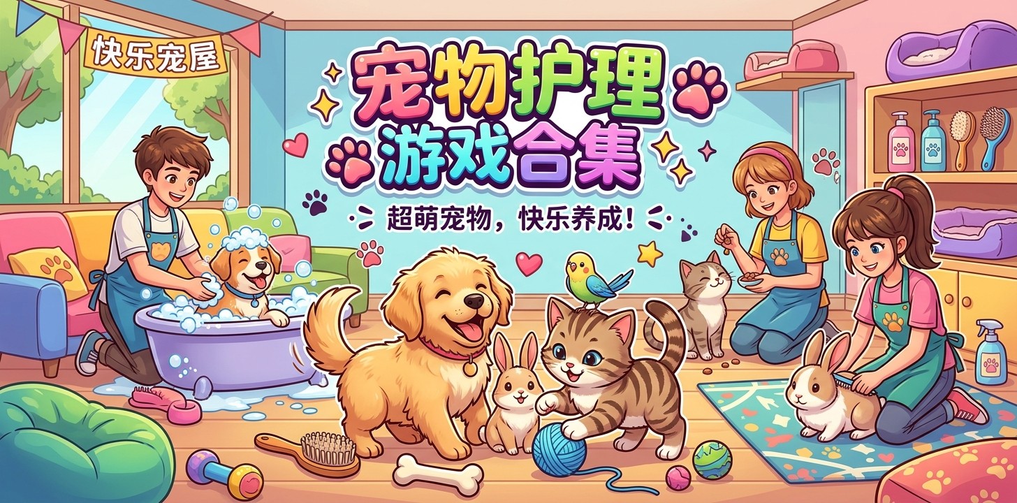 宠物护理游戏合集